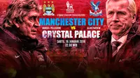 Manchester City vs Crystal Palace (Liputan6.com/Abdillah)