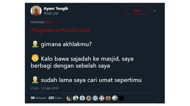 Drama Saat ‘Lamar Anak Ustaz’ Ini Bikin Senyum-senyum Kecut