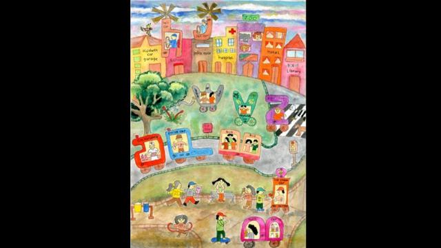 Hasil karya Xylone Margareth Andariska turut mengharumkan nama bangsa dari acara lomba melukis tingkat International.