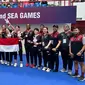 Timnas basket 3x3 putri Indonesia merebut perunggu di SEA Games 2023 (dok Perbasi)/Yoga)