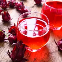 Ilustrasi teh rosella./Copyright shutterstock.com/g/NoRegret