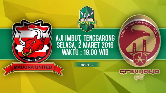 Madura United vs Sriwijaya FC (Bola.com/Samsul Hadi)