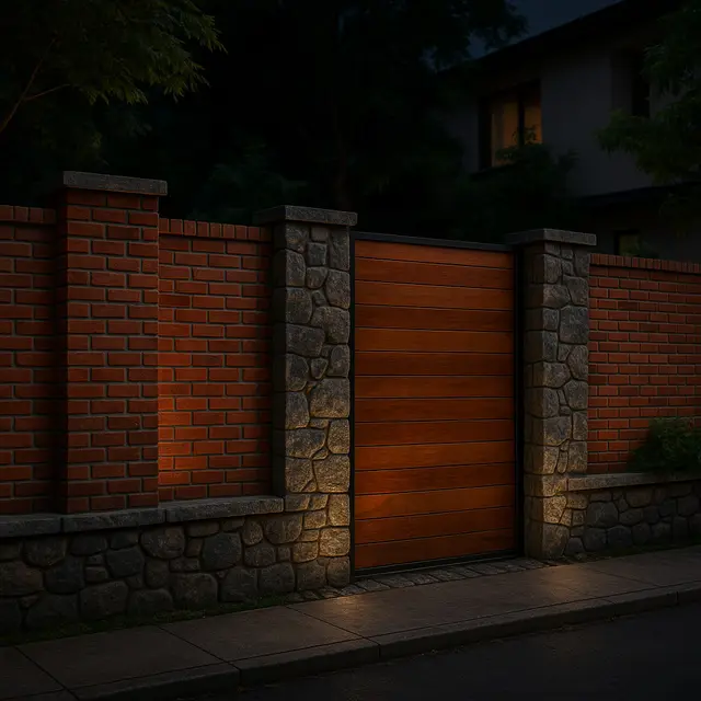 7 Model Pagar Rumah Bata Ekspos Minimalis, Tampil Natural dan Penuh Karakter