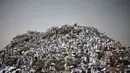 Ribuan jamaah haji berkumpul di Jabal Rahmah saat perayaan Idul Adha, Arab Saudi, Rabu (23/9/2015). Arab Saudi menetapkan tanggal 23 September 2015 sebagai Hari Raya Idul Adha. (REUTERS/Ahmad Masood)