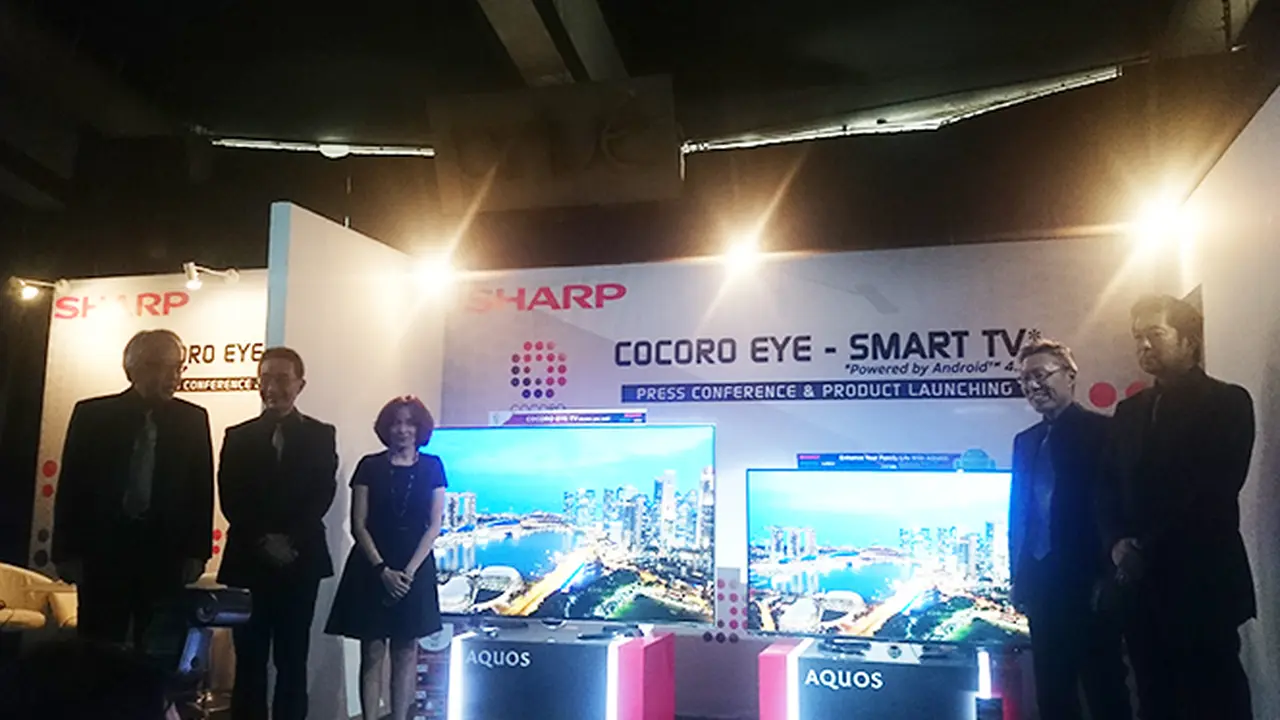 Tutup 2014, Sharp Luncurkan TV Pintar Berbasis Android