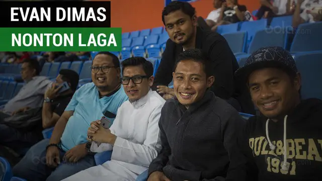 VIDEO: Evan Dimas Menyaksikan Laga Debut David Laly di Liga Malaysia