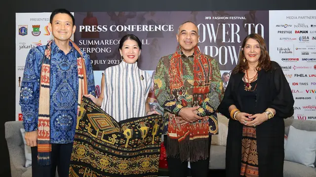 JF3 Fashion Festival 2023, Gedung Parkir Disulap Jadi Runway Show Kreasi Wastra Nusantara