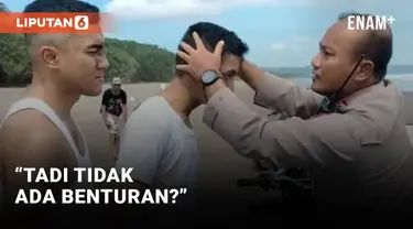 SSebuah pesawat latih jenis Cessna mendarat darurat di Pantai Ngagelan Banyuwangi Jawa Timur hari Senin (5/9). Kedua kru sempat ditenangkan polisi tak lama setelah insiden tersebut terjadi.