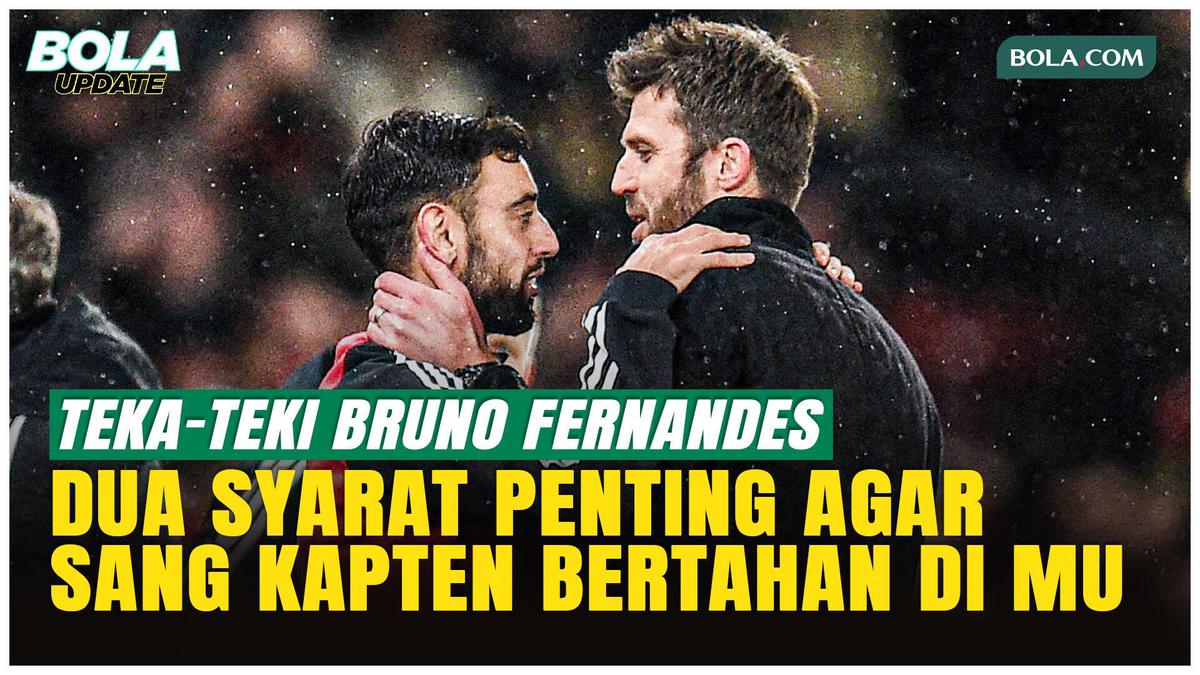 Bruno Fernandes Ajukan 2 Syarat Bertahan di Manchester United, Salah Satunya Soal Carrick