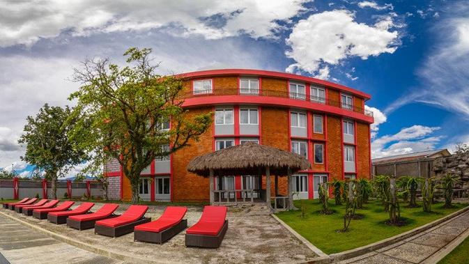 Hotel Grand Baliem Wamena tawarkan kemegahan di Pegunungan tengah Papua (Liputan6.com/Katharina Janur/Tarsi)