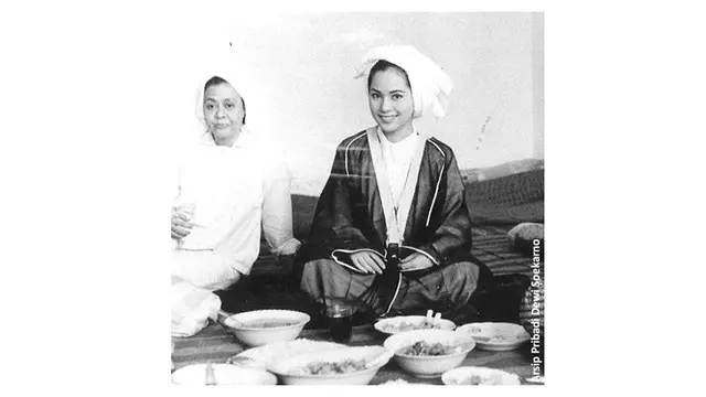 Potret Cantiknya Ratna Sari Dewi Istri Soekarno Waktu Muda