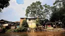 Dengan pendekatan yang lebih humanis, Pemprov Jakarta terus berusaha untuk kembali melanjutkan pengerjaan proyek normalisasi Sungai Ciliwung. (Liputan6.com/Angga Yuniar)