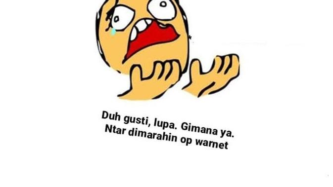 Meme bocah main di Warnet (Sumber: Instagram/sejiwatinja)