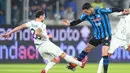 Kemenangan ini menjadi yang keempat secara beruntun bagi Inter di Serie A. Atalanta pun memperpanjang catatan tanpa kemenangan dalam 16 pertemuan terakhir melawan Nerazzurri. (Spada/LaPresse via AP)