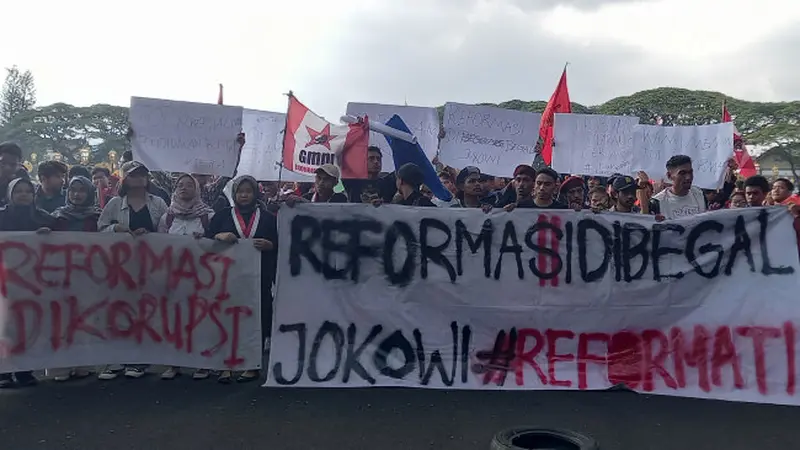 Peringatan 26 Tahun Reformasi 98, Cipayung Plus Gelar Unjukrasa di Malang