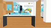 Tampilan virtual Oppo Store yang ada di aplikasi 'Be A Greater You' (Doc. Oppo)