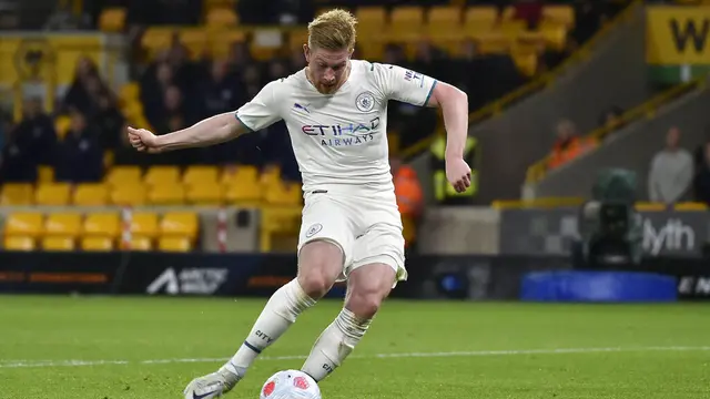 Foto: Kevin De Bruyne Borong 4 Gol, Manchester City Mantap di Puncak Klasemen Liga Inggris
