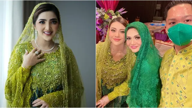 6 Beda Gaya Ashanty dan Krisdayanti di Setiap Acara Aurel Hermansyah, Menawan