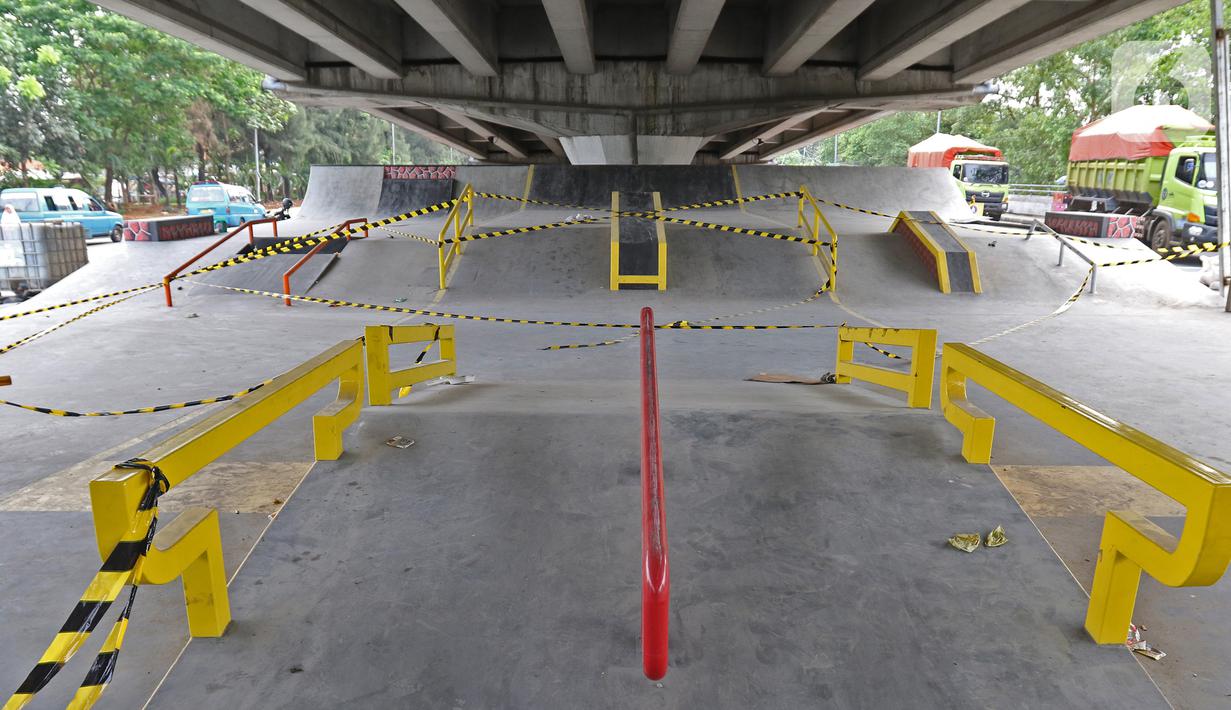 Foto Ditarget Rampung November Skate Park Pasar Rebo Belum Dapat Digunakan Page 1 News Liputan6 Com