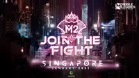 M2 World Championship, turnamen bergengsi Mobile Legends: Bang Bang, akan digelar di Singapura pada Januari 2021. (Dok. Moonton)