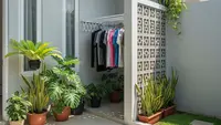 Cara Menyamarkan Area Jemur Agar Rumah Terlihat Rapi dan Estetik