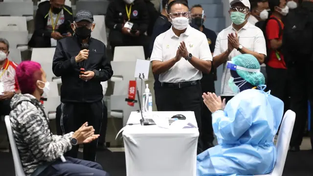 Wapres Ma'ruf Amin dan Menpora Zainudin Amali