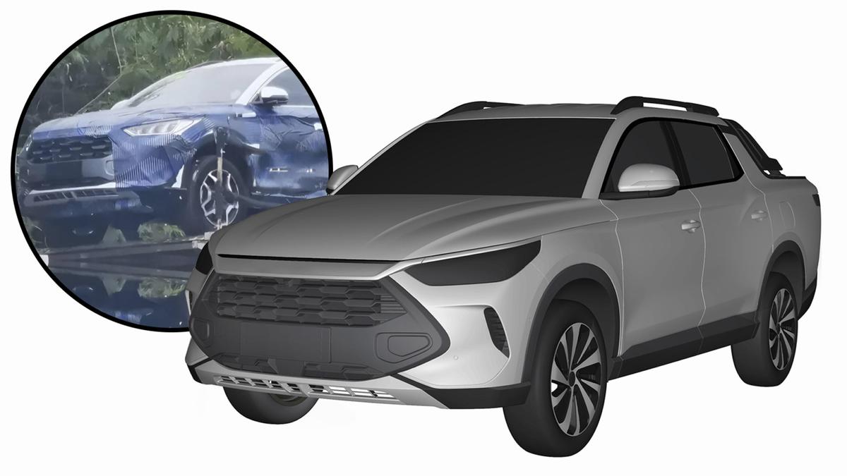 BYD Ajukan Desain Pikap Baru, Ini Bocorannya