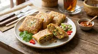 Resep martabak telur isi tempe (AI Generated