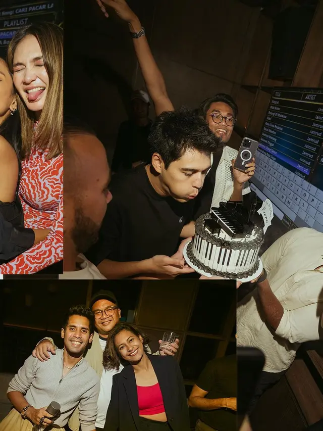 Luna Maya hadir dalam pesta ultah Maxime Bouttier ke-30 (Foto: Instagram bouttier_maxime)