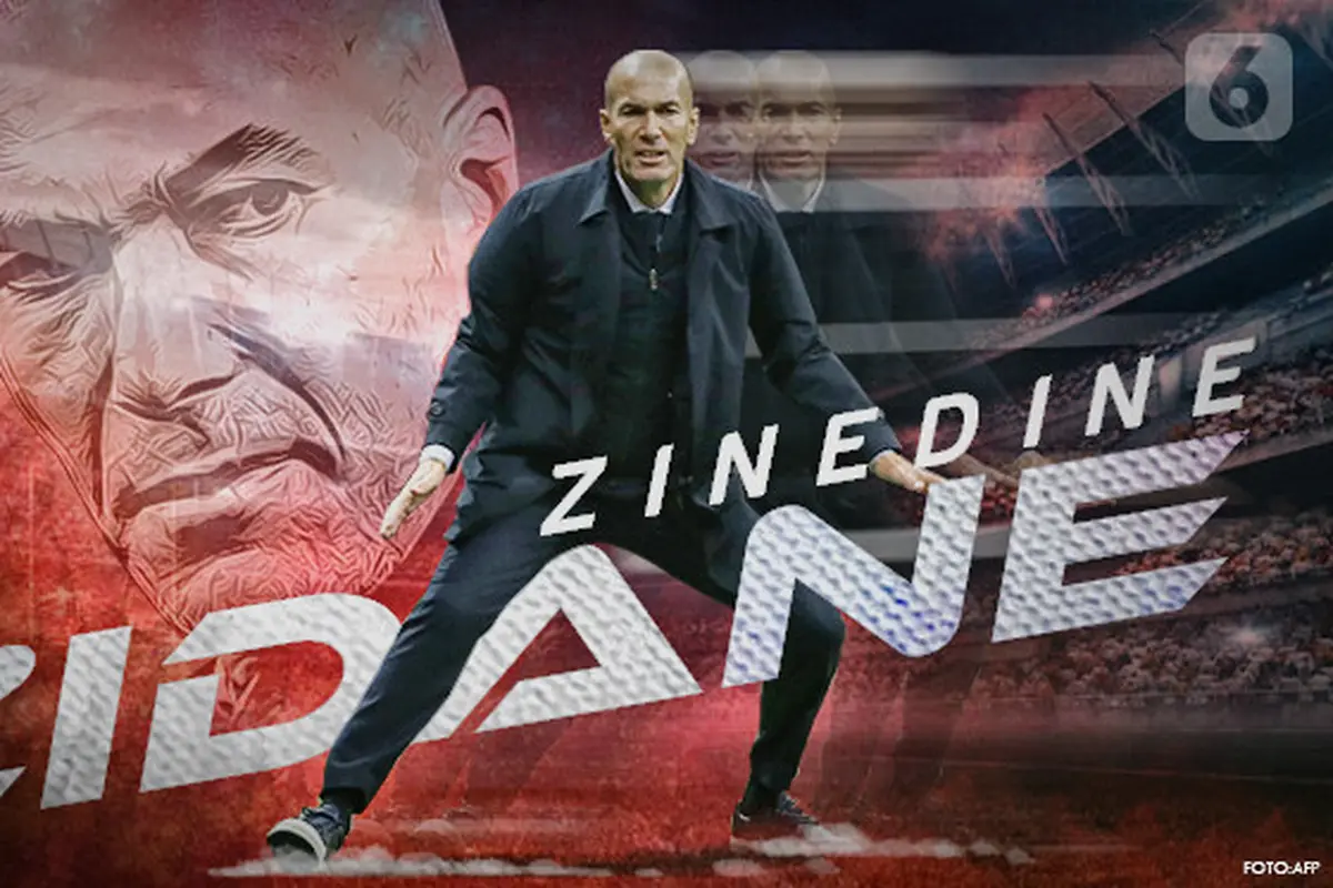 ilustrasi Zinedine Zidane
