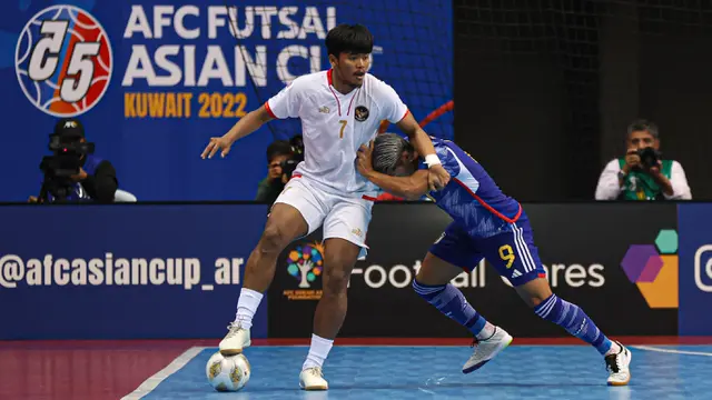 Foto: Syauqi Saud Si Paling Sportif di Piala Asia Futsal 2022