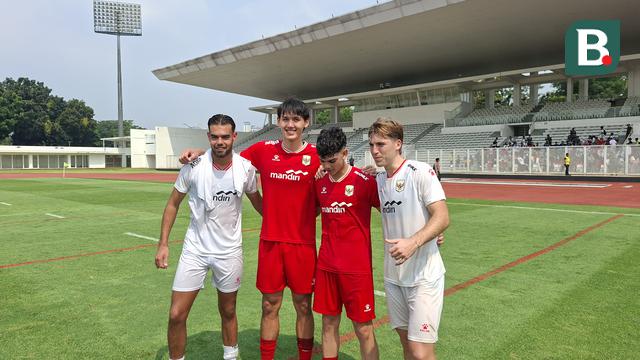 Jens Raven, Mitchell Baker, Mathew Baker, dan Luke Vickery - Timnas Indonesia