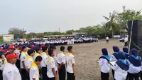 Palang Merah Indonesia (PMI) Kabupaten Tangerang menggelar acara jumpa, bakti, dan gembira (Jumbara) bersama ribuan peserta anggota Palang Merah Remaja (PMR) (Istimewa)