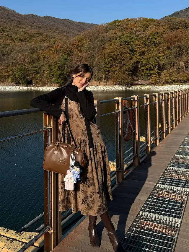 Potret Sabrina Chairunnisa Kala Berlibur di Korea (credit: instagram/sabrinachairunnisa_)