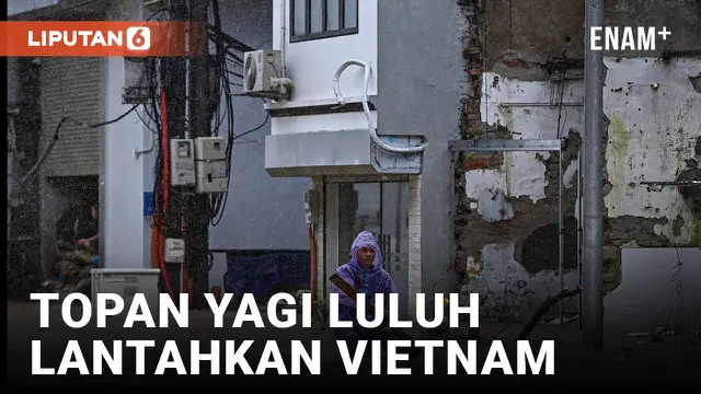 Ratusan Orang Masih Hilang Akibat Topan Yagi di Vietnam