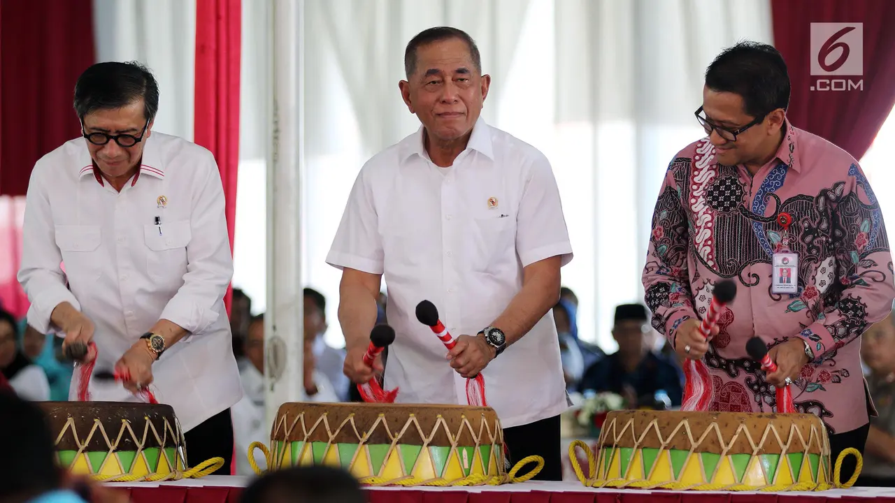 Menkumham dan Menhan Terapkan Program Bela Negara bagi Warga Binaan
