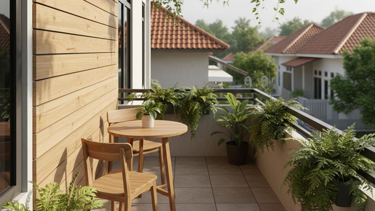 10 Ide Balkon Rumah Mungil di Lahan Terbatas yang Fungsional, Bikin Betah Nongkrong