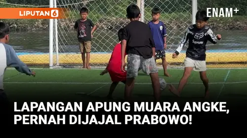 VIDEO: Futsal di Atas Air! Lapangan Apung Muara Angke Jadi Tempat Favorit Libur Sekolah!