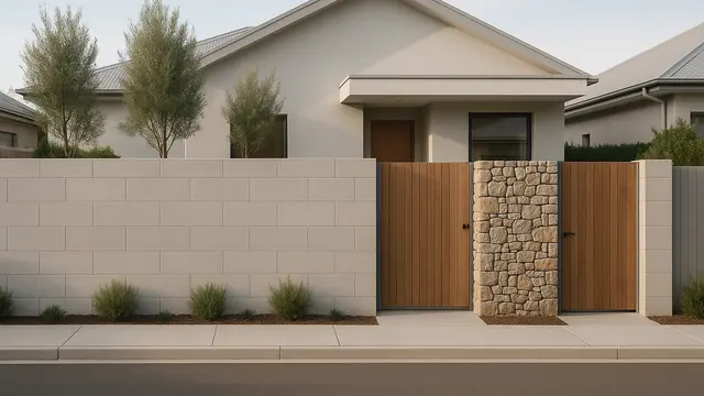 Gambar Pagar Tembok Sederhana dan Keren