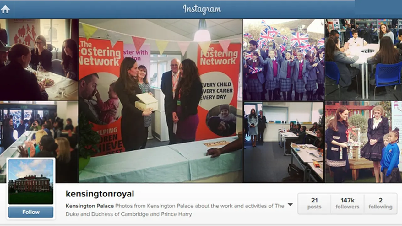 Wow, Keluarga Kerajaan Inggris Punya Akun Instagram
