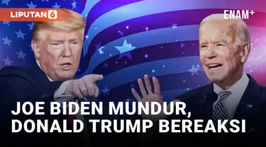 Joe Biden Mundur, Donald Trump: Tidak Layak!