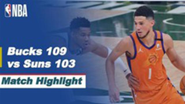 Cover Highlights Pertandingan Final NBA Game 4  Milwaukee Bucks Vs Phoenix Suns, Kamis (15/7/2021)