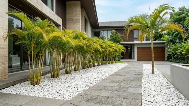 Desain Taman dengan Satu Jenis Tanaman agar Terlihat Eksklusif
