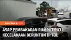 Sejumlah kendaraan ini ringsek hingga menutup seluruh badan jalan, usai terlibat kecelakaan beruntun di Ruas Tol Pejagan Pemalang, Kilometer 253, Minggu (18/09) siang. Satu orang meninggal dunia akibat kecelakaan tersebut, sementara 19 lainnya mender...