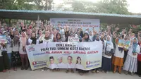 Ratusan Pelaku UMKM Batam Deklarasi Dukung Ansar-Nyanyang dan Amsakar-Li Claudia di Pilkada 2024