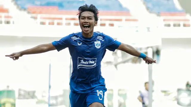 Selebrasi winger PSIS Semarang, Riyan Ardiansyah