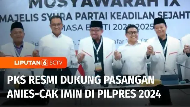Partai Keadilan Sejahtera resmi mendukung pasangan Anies Baswedan dan Muhaimin Iskandar sebagai bakal capres dan bakal cawapres Koalisi Perubahan pada Pilpres 2024. Dukungan diberikan usai digelar Musyawarah Majelis Syuro PKS di DPP PKS Pasar Minggu,...