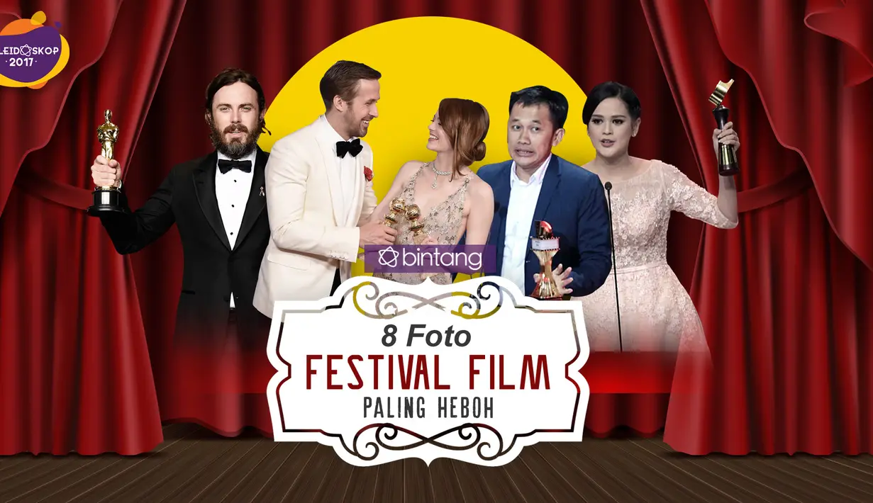 Film-film menarik biasanya akan diberi penghargaan untuk menghargai pemeran dan kru yang bertugas. Berikut festival film paling heboh di tahun 2017. (DI: Nurman Abdul Hakim/Bintang.com)