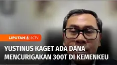 Staf khusus Menteri Keuangan, Yustinus Prastowo menyatakan kaget, saat mengetahui informasi dana mencurigakan senilai Rp 300 triliun di Kementerian Keuangan. Pihaknya akan menindaklanjuti informasi tersebut.