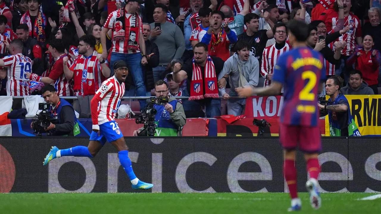 Pemain Atletico Madrid Ademola Lookman